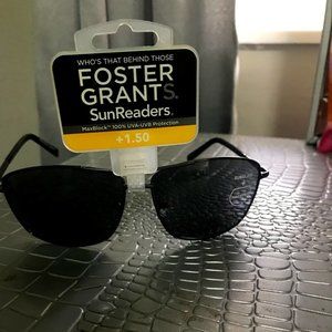 FOSTER GRANTS SUNGLASSES SUN READERS UVA/UVB +1.50 Max Block